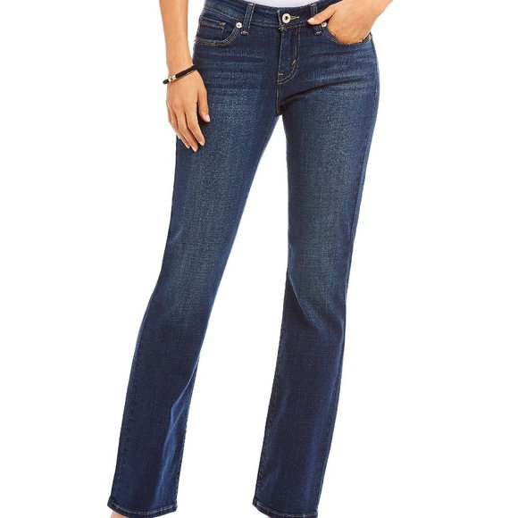 Jean bootcut femme Levi's 529 Curvy taille 10 bleu stretch